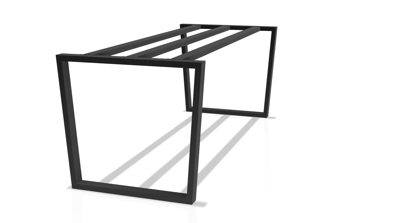 Base metal - 3 Largueros - Imagen 2