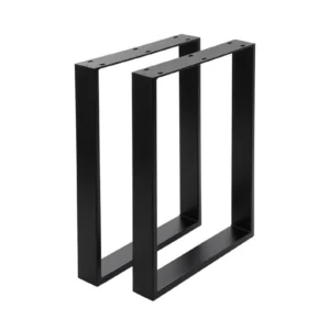 Base metal - Modelo rectangular - 2 patas